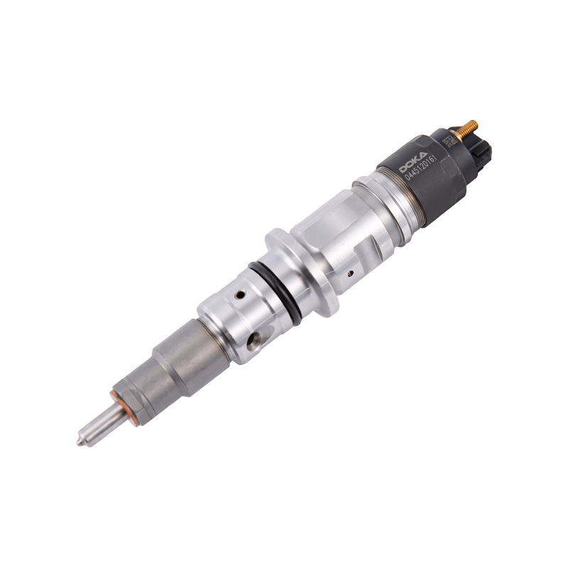 Ag luí le Injector Coitianta Iarnróid Bosch CRIN 120 0445120161 - Do Cummins ISLe340 / Trucailí Dongfeng Tianlong (Euro V)